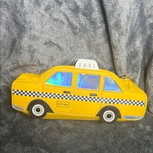 Yellow Taxi Toy Crossbody Purse